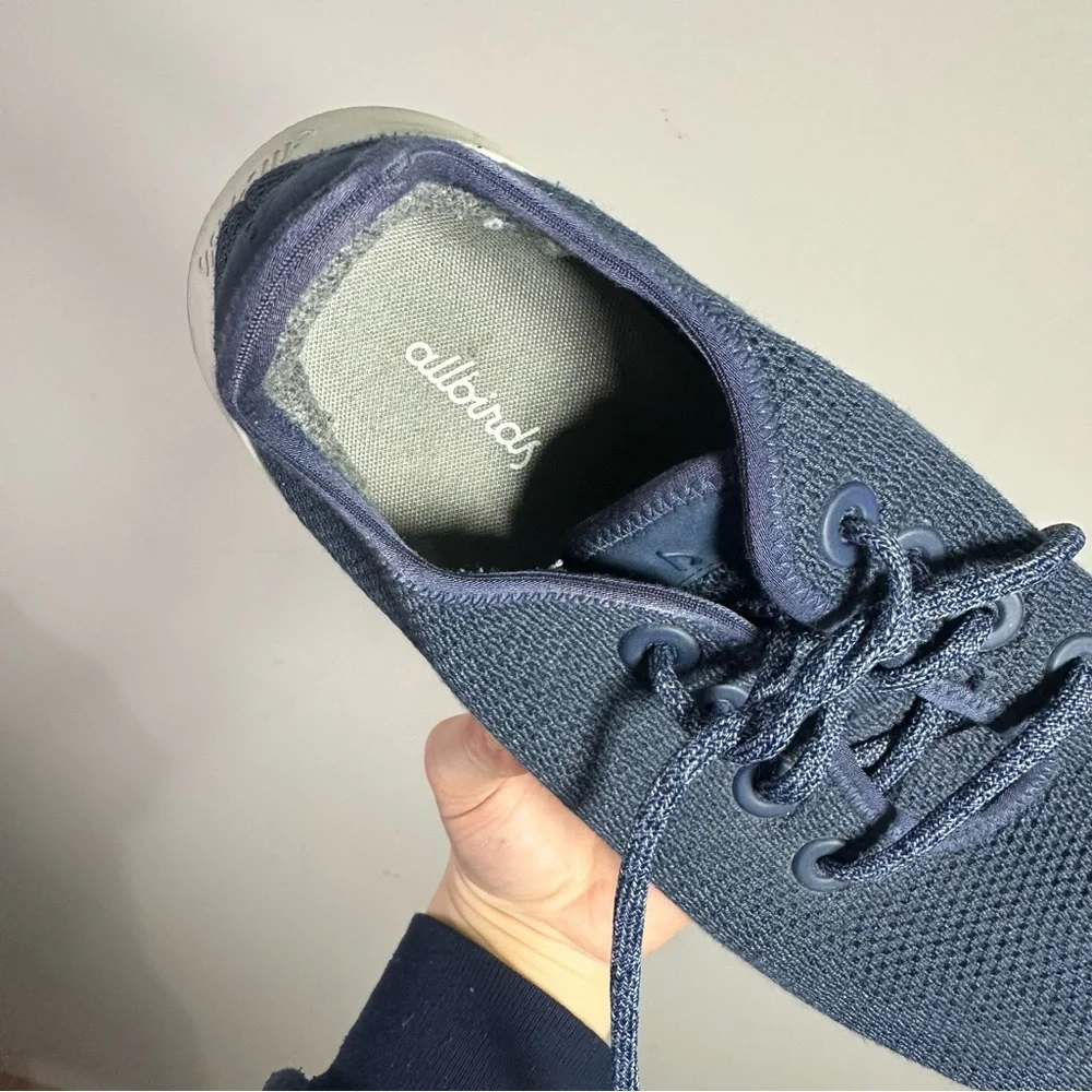 Allbirds Trail Runners Navy Blue Lightweight Running Shoes